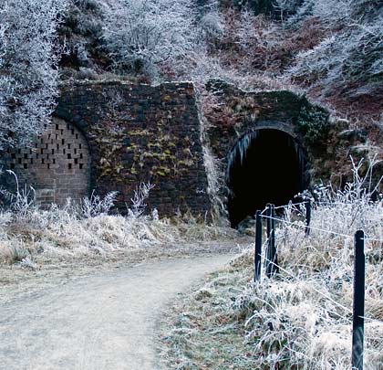 Gelli Felen's original tunnel (on the right) opened in 1862 with its twin being bored 15 years later.