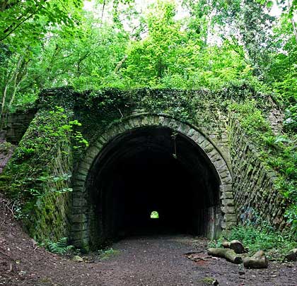 Vegetation is attempting to consume both portals although the eastern end seems to be making a reasonable fist of combatting it.