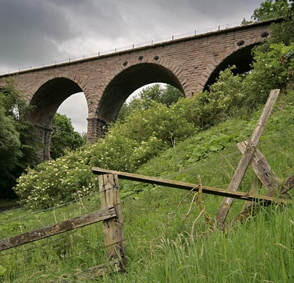 The 19th Century left its mark on the area around Coldstream, including this viaduct over Duddo Burn.