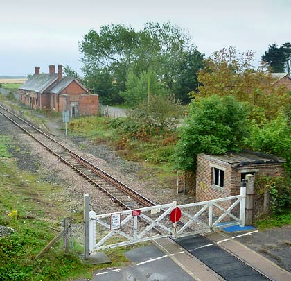 The line running past it is still open for nuclear waste trains but Lydd Town's station building hasn't welcomed passengers since 1967.