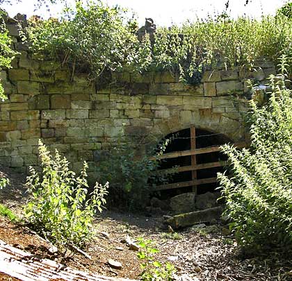 The south portal had subsided slightly and was in need of repointing.