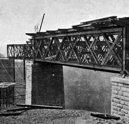 Progress is made with the second span from the north.