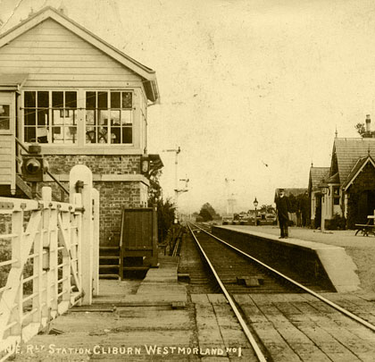 Captured in the early 1900s, the pristine box stands alongside the level crossing it controlled and the single running line.