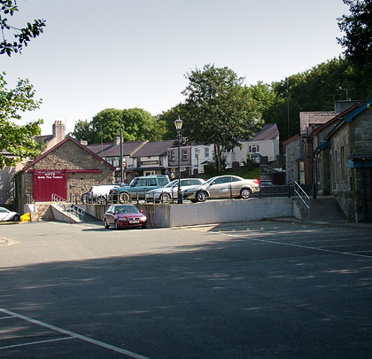 Cars are now catered for on the site of Llangefni's former goods yard.