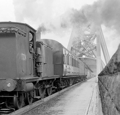 Loco 55224 heads north towards Ballahulish on 6th September 1960.