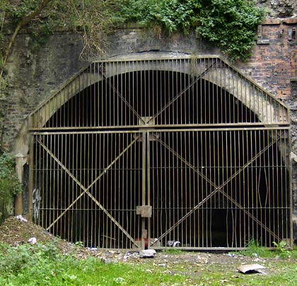 Now buried at its western end, this tunnel allowed the North Eastern Railway to reach the extensive Lambton staiths.
