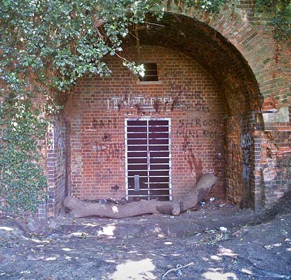 A structure which made history - Tyler Hill was the first tunnel on a passenger railway anywhere in the world. This is the south portal. Photo: Jonathan Baker