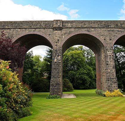 Like many other structures on the route, Charlton Viaduct had to be widened to accommodate a second track.