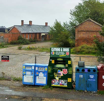 The station yard now plays host to a recycling centre.