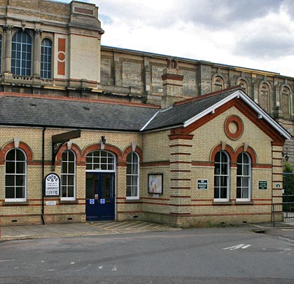 In the shadow of Alexandra Palace, its attractive former station still serves the public as a community centre.                                                 Photo: Philip Lindhurst