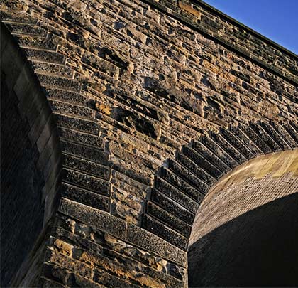Despite the structural failings that blight the viaduct today, the construction quality is beyond question.