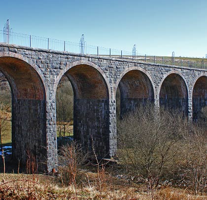 The viaduct's appearance has benefitted from remedial work associated with the footpath scheme.