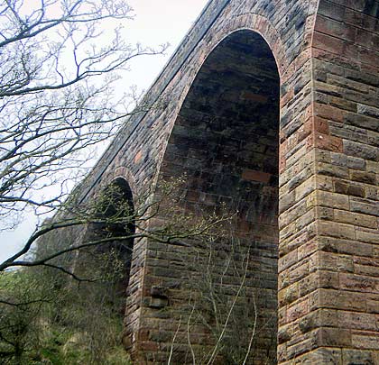 As is the case with BRB(R)'s other disused viaducts on this line, Burnock has seen significant repair work, allowing the quality of its masonry to shine through.