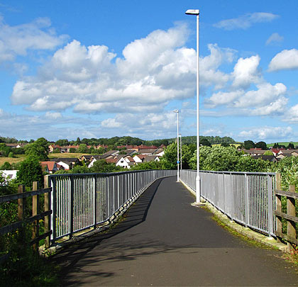 Balbirnie Viaduct has been repurposed as host to a cycle path.