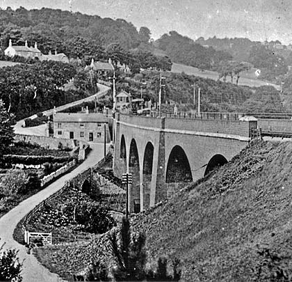 A more sparsely vegetated scene, before the Great Western's men arrived to engineer their viaduct.