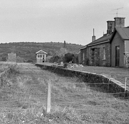 The station buildings were still clinging to life in 1969.