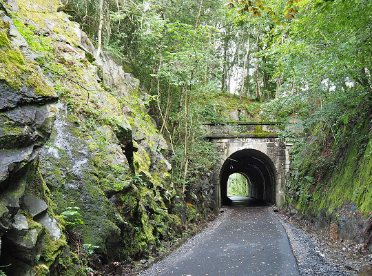 The tunnel reopened as part of Phase 3 of the Loch Earn Railway Path Project in 2017.
