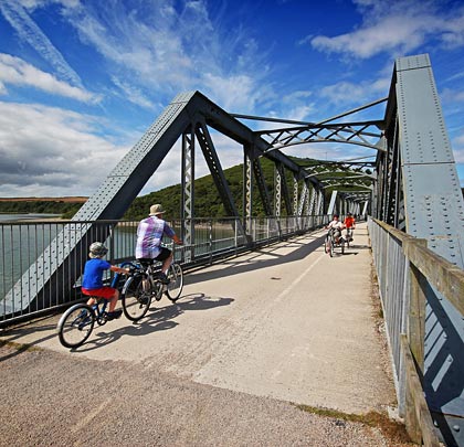 Now hosted by the bridge is the ever-popular Camel Trail.