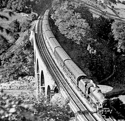 In the 1950s, Jubilee Class Ajax prepares for Headstone Tunnel.