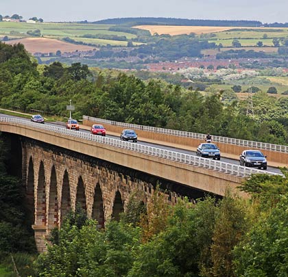 How many motorists know they are crossing an old railway viaduct?