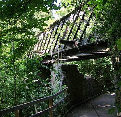 A neat girder bridge over the Afon Cefni.